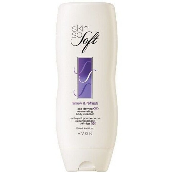 AVON Skin So Soft "Renew & Refresh" Age-Defying Rejuvenating Body Cleanser 8.4oz - Picture 1 of 6